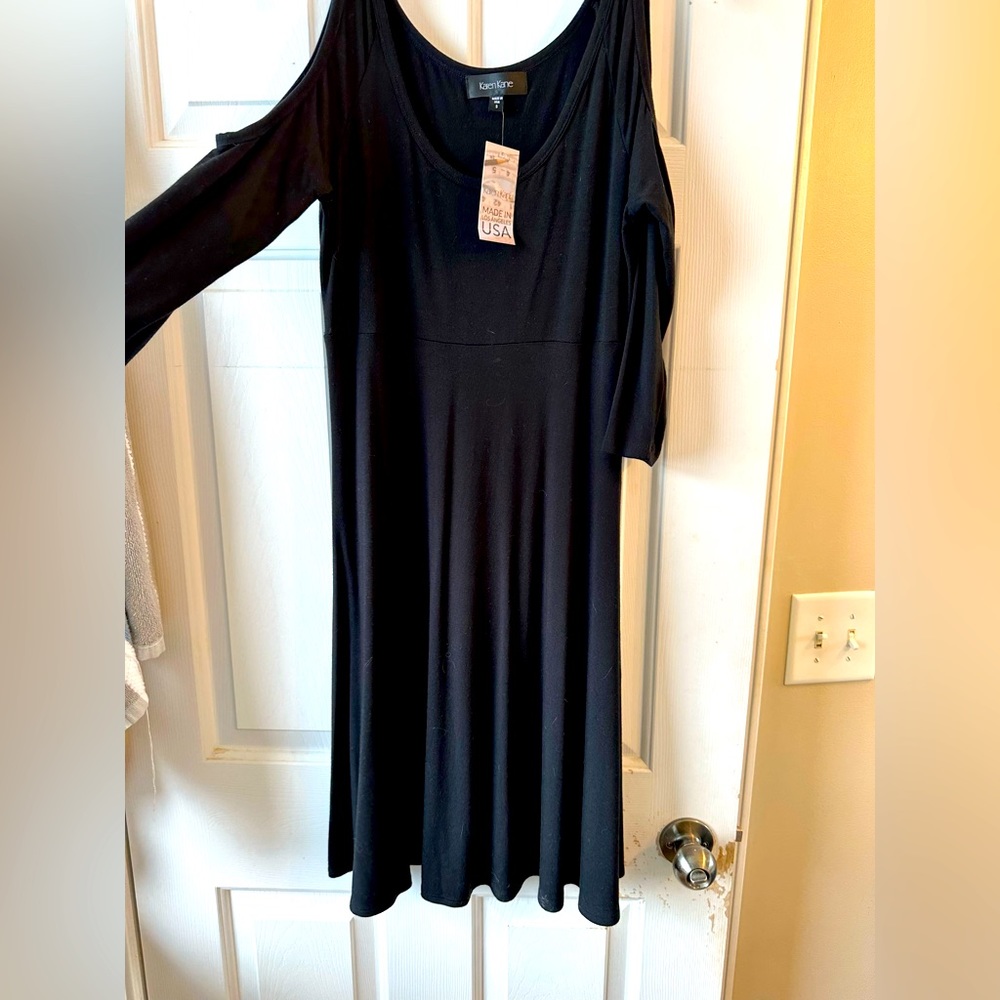 NWT Karen Kane black dress sz S